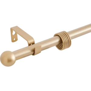 Карниз однорядный раздвижной d19/16 мм шар 160-320 см цвет бронза