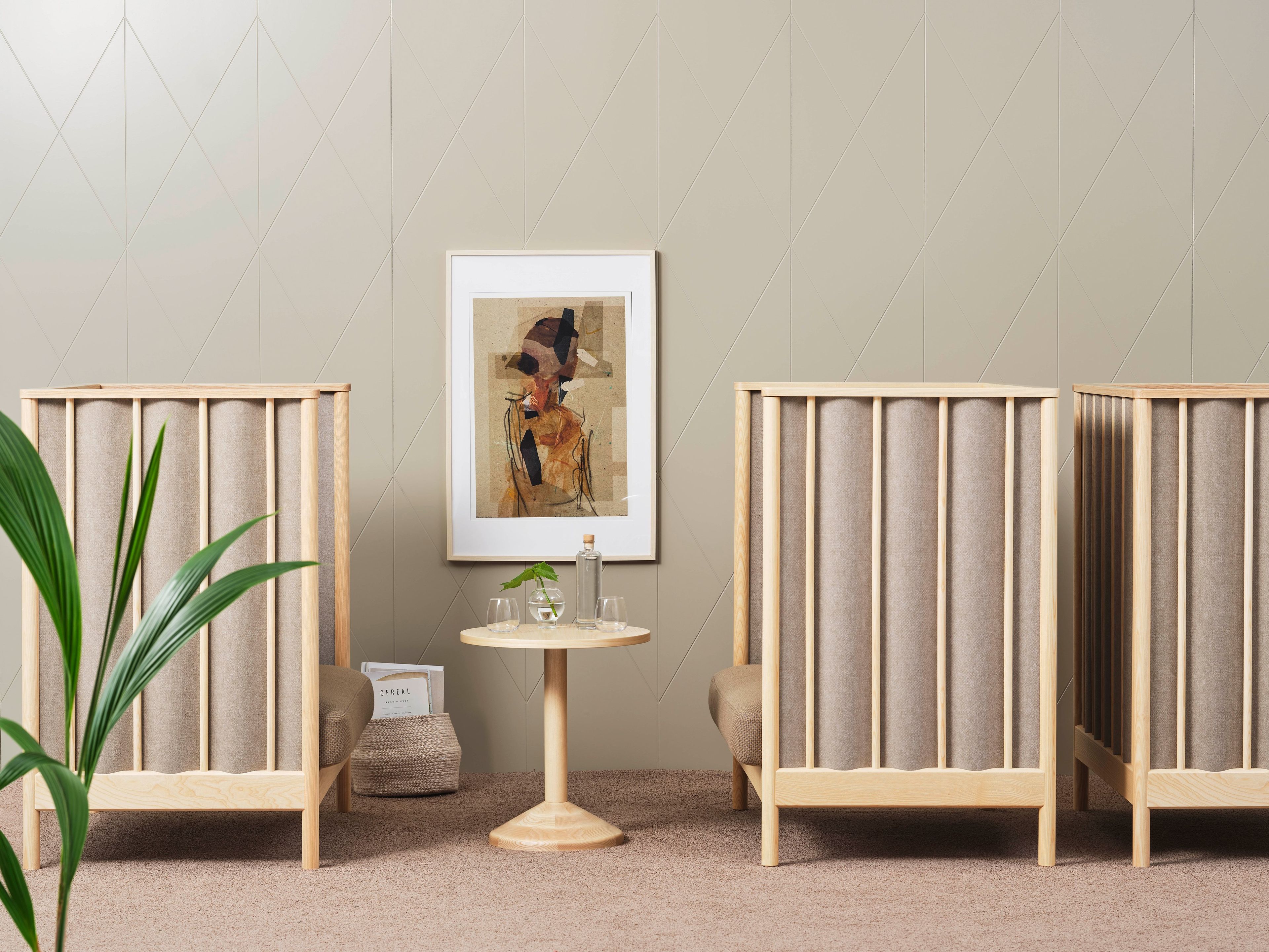 Деревянное кресло с высокой спинкой Karl Andersson Ondulé ARCH-00079065 - Вид №6