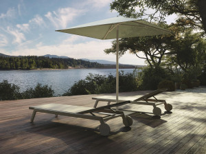 Алюминиевый квадратный зонтик