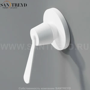 Плоская ручка 9,1 см MET0053Z FEZ белая матовая