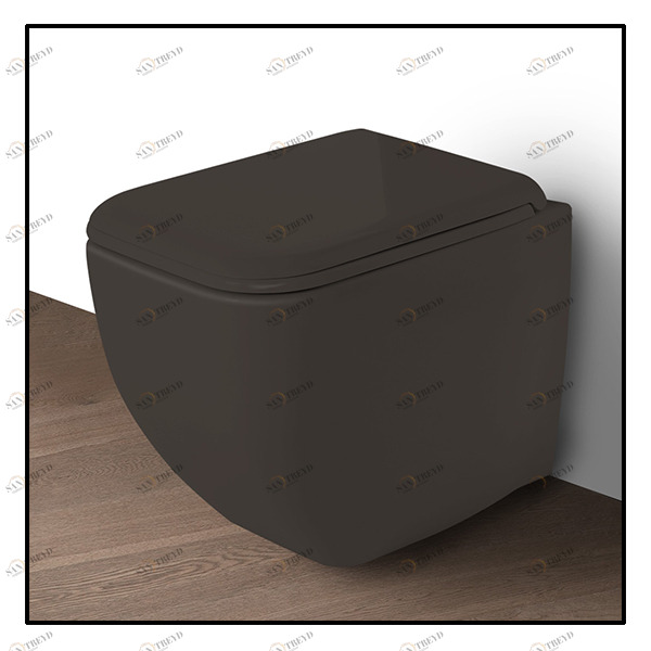 SHCOVAAN Приставной унитаз напольный Коричневый Ceramica Cielo SHUI Comfort Италия