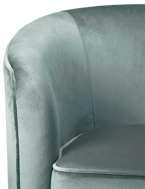 Ethnicraft Вращающееся кресло, обитое бархатом, с подлокотниками  20130  - Вид №4