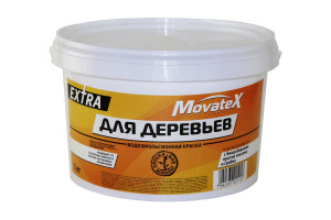 16945645 Водоэмульсионная краска EXTRA для деревьев, 3 кг Т02956 Movatex