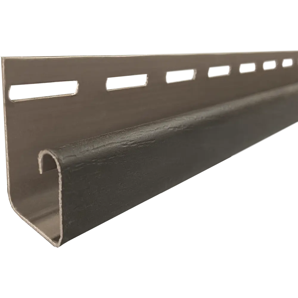 J-профиль для сайдинга MONLID цвет коричневый 3 м STLM-2039783