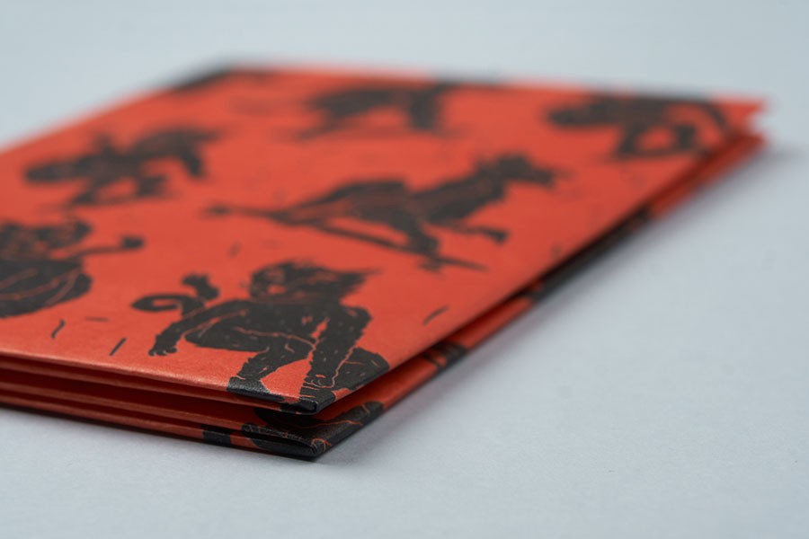 NС-030 Обложка на паспорт new skate, оранжевая New wallet  - Вид №4