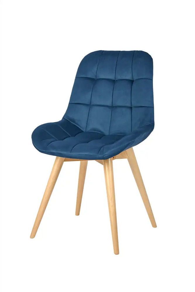 91729688 Комплект обеденных стульев 2 шт Polini Home verona sd 53х89х58 см велюр цвет синий STLM-0887685