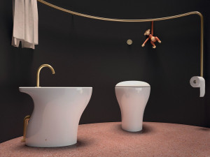 Керамическая напольная сантехника