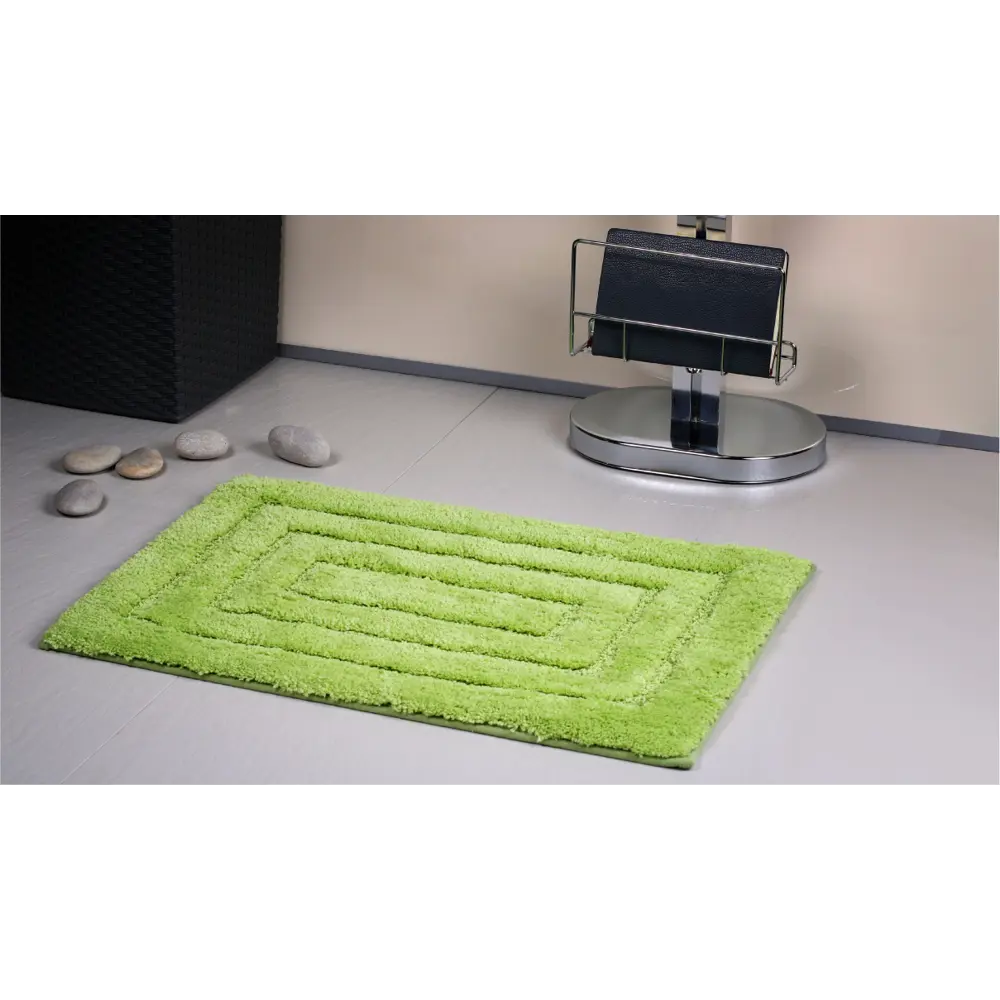 Коврик для ванной комнаты Grampus 45х65 см цвет салатовый STLM-2130769 - Вид №3