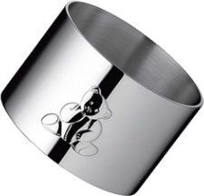 88413 Christofle Кольцо для салфетки 3см "Чарли Би" (посеребр.) Посеребрение