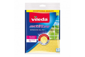 16058111 Салфетка для мытья окон Актифайбр 1шт 151744 Vileda