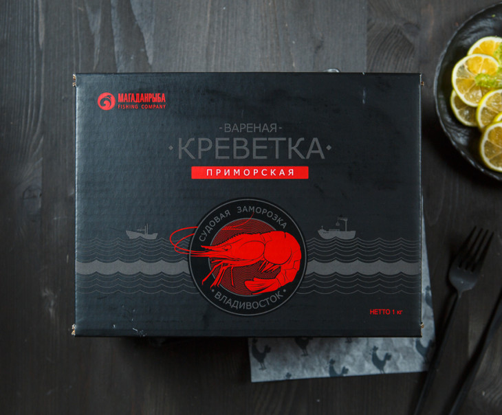 8630 Креветка Гребенчатая Магаданские Морепродукты Вкусляндия  - Вид №2