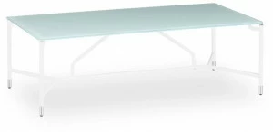 B&T Design Прямоугольный журнальный столик из закаленного стекла