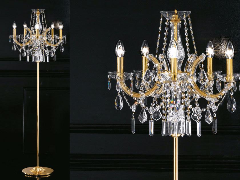 Masiero Торшер из металла накаливания с кристаллами Maria teresa sun-id-1355264 - Вид №1