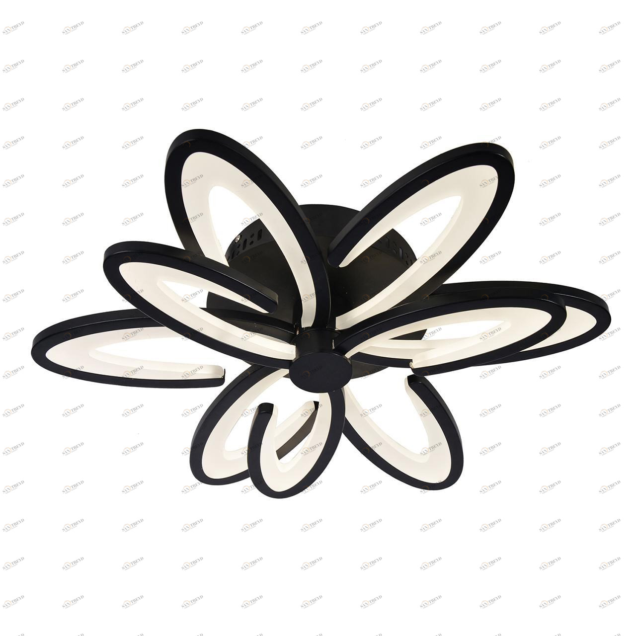 Потолочный светодиодный светильник Omnilux Florinas OML-49317-87 OMNILUX FLORINAS BLACK 202795 Черный 