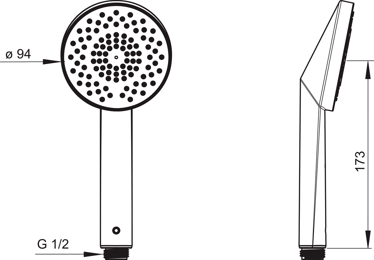 Oras 272021 Ручной душ 272021 Optima Хром  - Вид №1