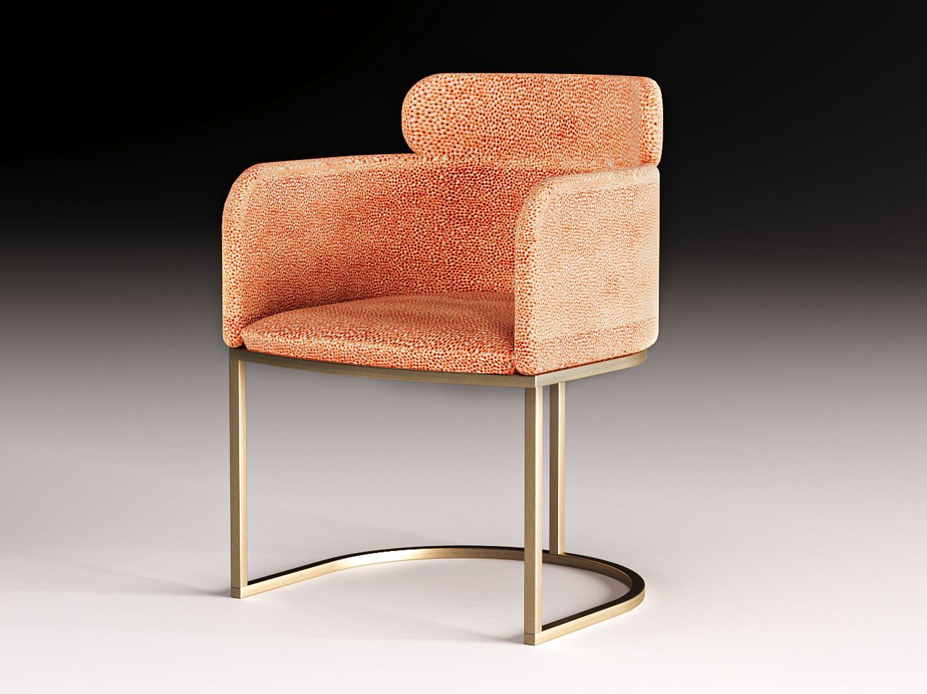 Мягкий тканевый стул с подлокотниками CASA +39 ENCORE Italia ARCH-00044516