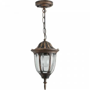 Уличный светильник потолочный 77х16х16 см черное золото "Белладжо" 11899 FERON ПОД СТАРИНУ, ФОНАРЬ 00-3955913 Золото