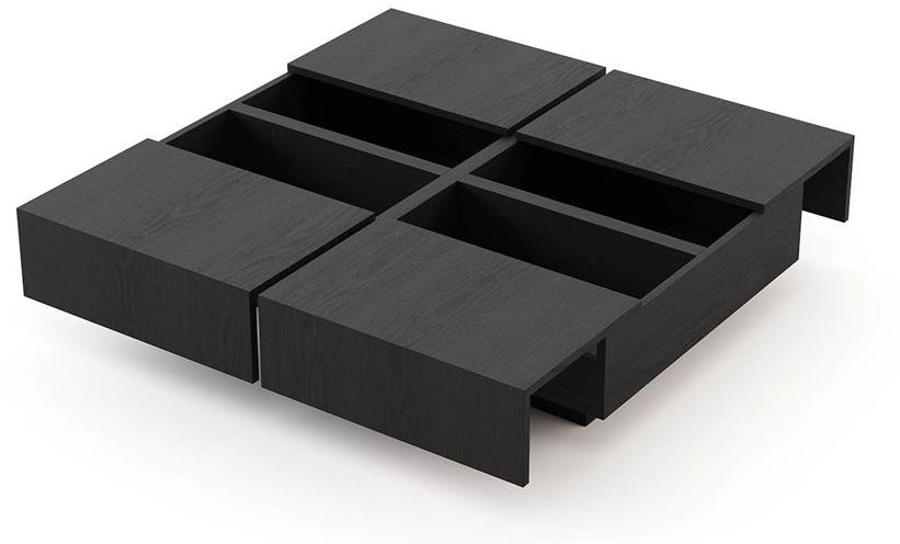 Laskasas Журнальный столик из дерева с вещевым ящиком sun-id-1460594 - Вид №1