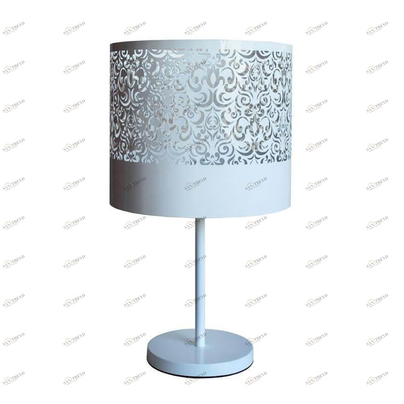 Лампа настольная белая Seven Fires "Карвед" 39204 SEVEN FIRES КАРВЕД 00-3907865 Белый 