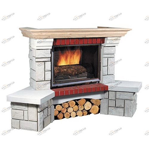 Каминная облицовка Bella Italia STELLA угловая 1838