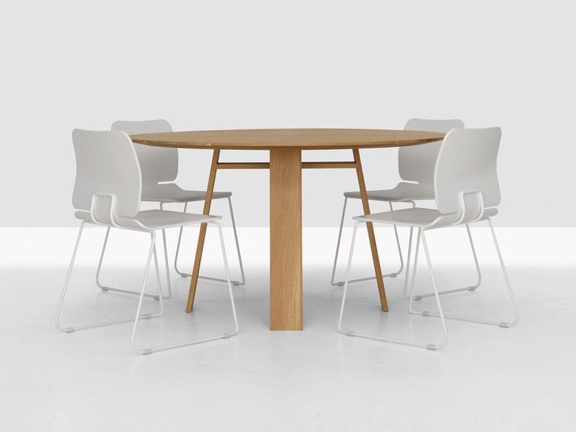 ZEITRAUM Круглый деревянный стол Bondt sun-id-1416358 - Вид №4