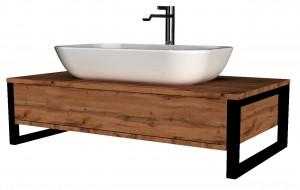 У85844 Тумба GRUNGE LOFT 100П 1в.я Дуб Вотан 1 Marka GRUNGE LOFT