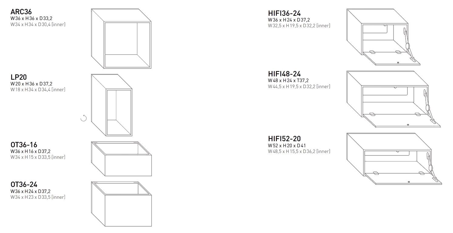 Модульный шкаф Cubit by Mymito ARCH-00072483 - Вид №30