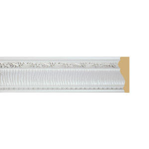 STELLA Багет Барон Белый Серебро Light (1М6/1 Light) (2,4м) (20 шт)