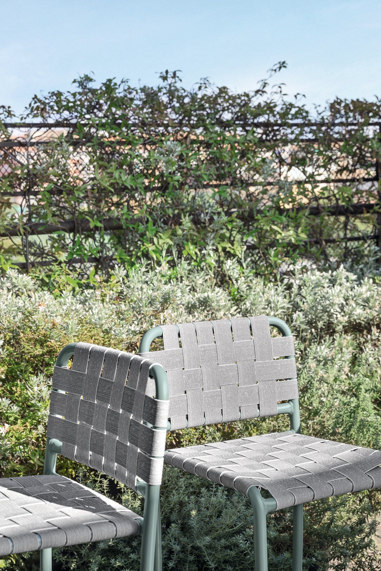 Высокий алюминиевый садовый стул со спинкой Gervasoni Gervasoni Outdoor ARCH-00123554 - Вид №2