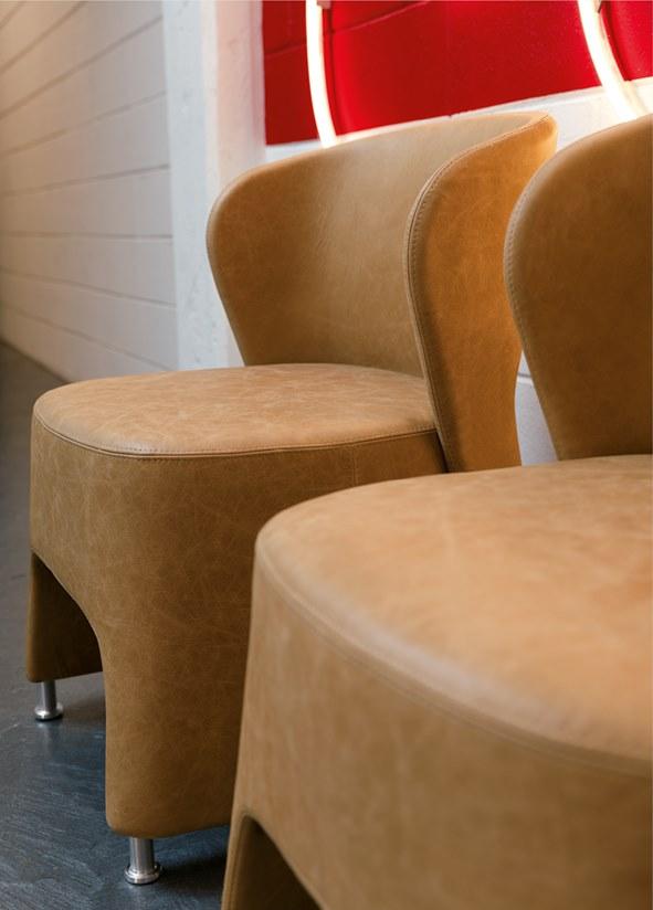 Sesta Кресло с обивкой полиуретаном по контракту Blog Bg-311 - Вид №3