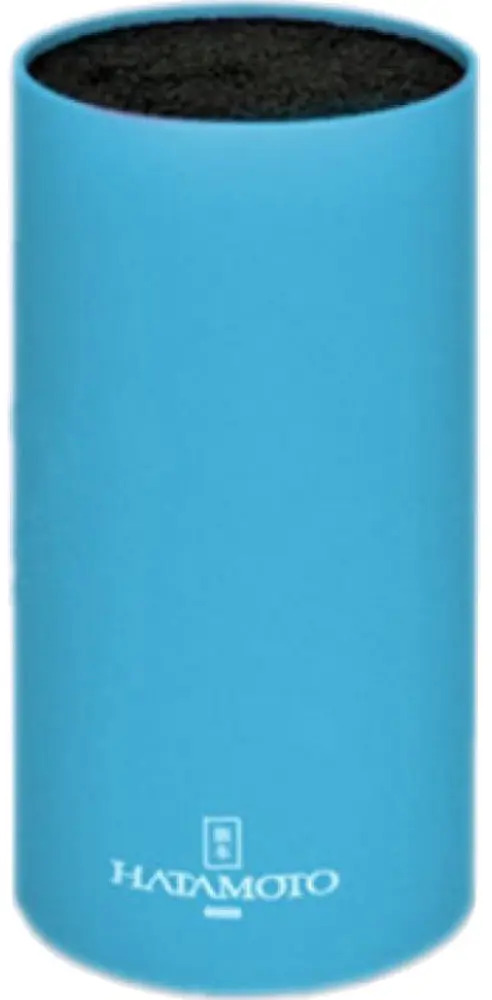 93765363 Подставка для ножей HATAMOTO Color PWBS-15D-BLU, 11x22.5x11 см голубая STLM-0867133
