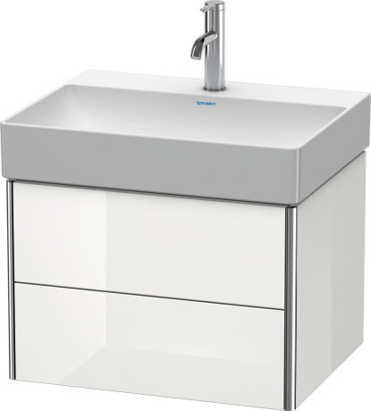 XS416109898 Тумбочка подвесная XSquare #XS4161 584 x 460 мм Темно-синий шелковисто-матовый лак Duravit - Вид №2