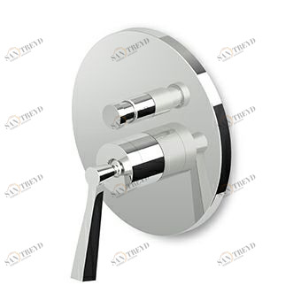 ZP3096 - R97800 Встраиваемый однорычажный смеситель для ванны и душа с переключателем, для универсального встраиваемого корпуса Zetasystem R97800. Zucchetti Bellagio 