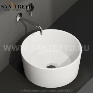 FO035BO Накладная раковина на столешницу  круглая Ceramica Globo