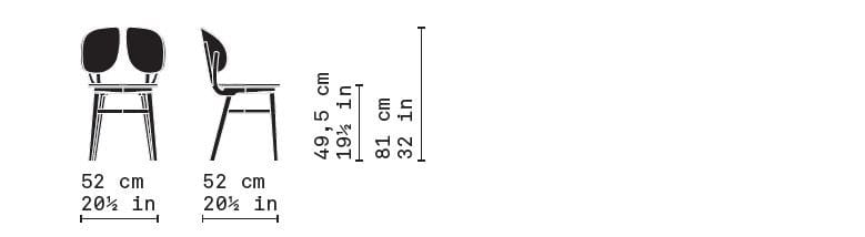 Стул из ясеня с мягким сиденьем Very Wood Filla ARCH-00127467 - Вид №4