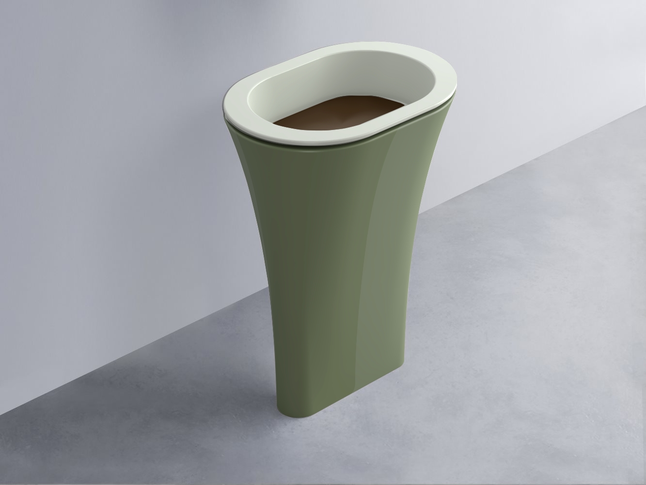 AMLA65-PM+AMPILO-CA+AMCOLO-AG Раковина Amedeo Ovale отдельностоящая cielo Enjoy + Amedeo Ceramica Cielo