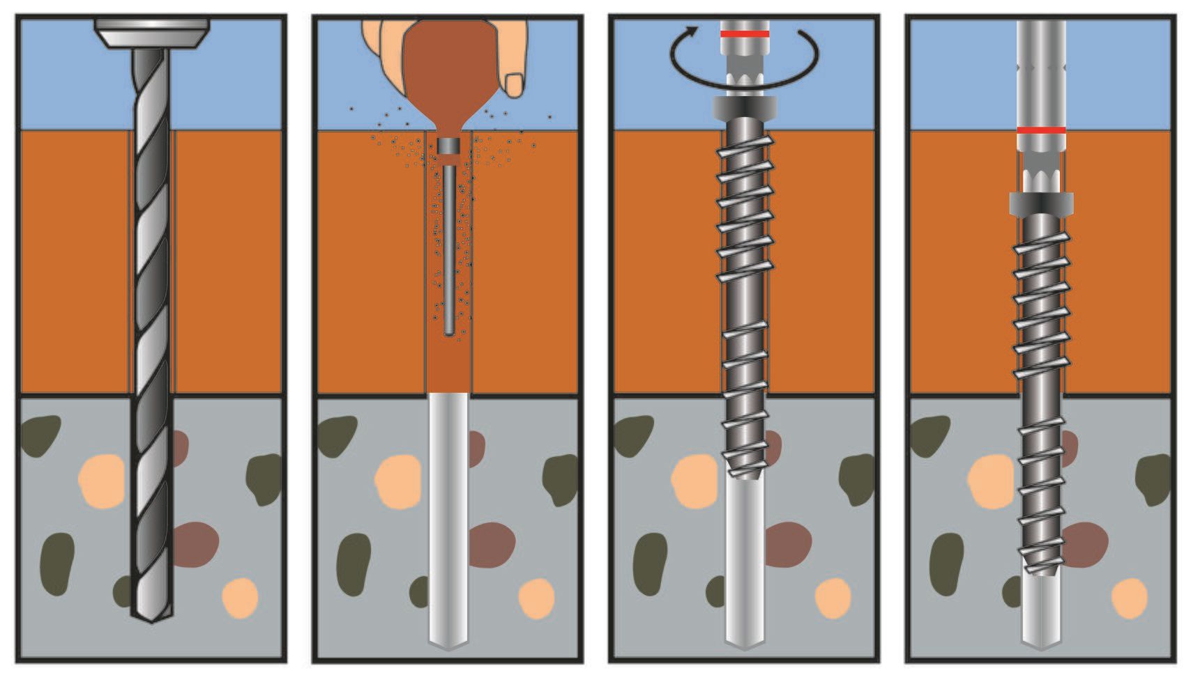 Стальной винт для крепления деревянных балок HECO ITALIA EFG HECO-MULTI-MONTI TC TimberConnect ARCH-00133811 - Вид №5