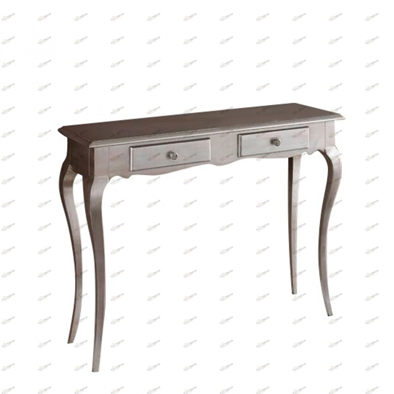 Консоль с ящиками и гнутыми ножками серебряная Tendril 3 ESF ETERNITY, ПОД СТАРИНУ 043967 Серый 