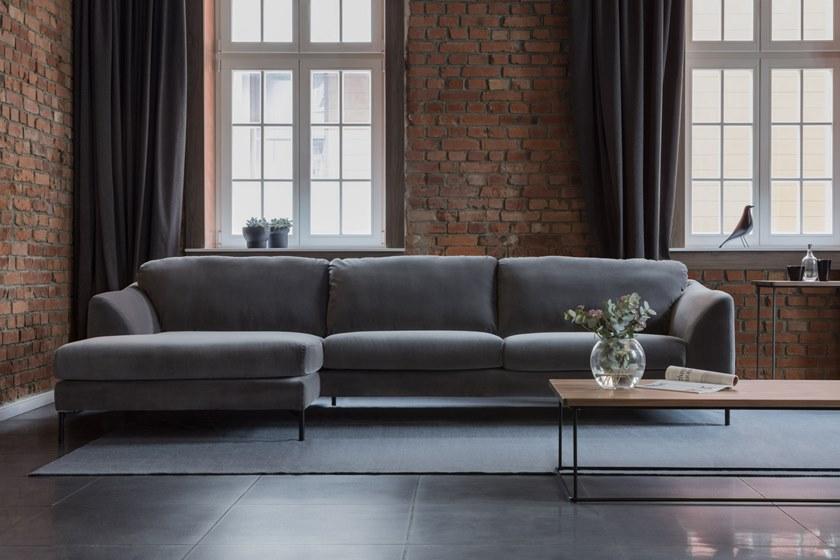 Sits Мягкий 3-х местный диван из ткани Klara sun-id-1350302 - Вид №1