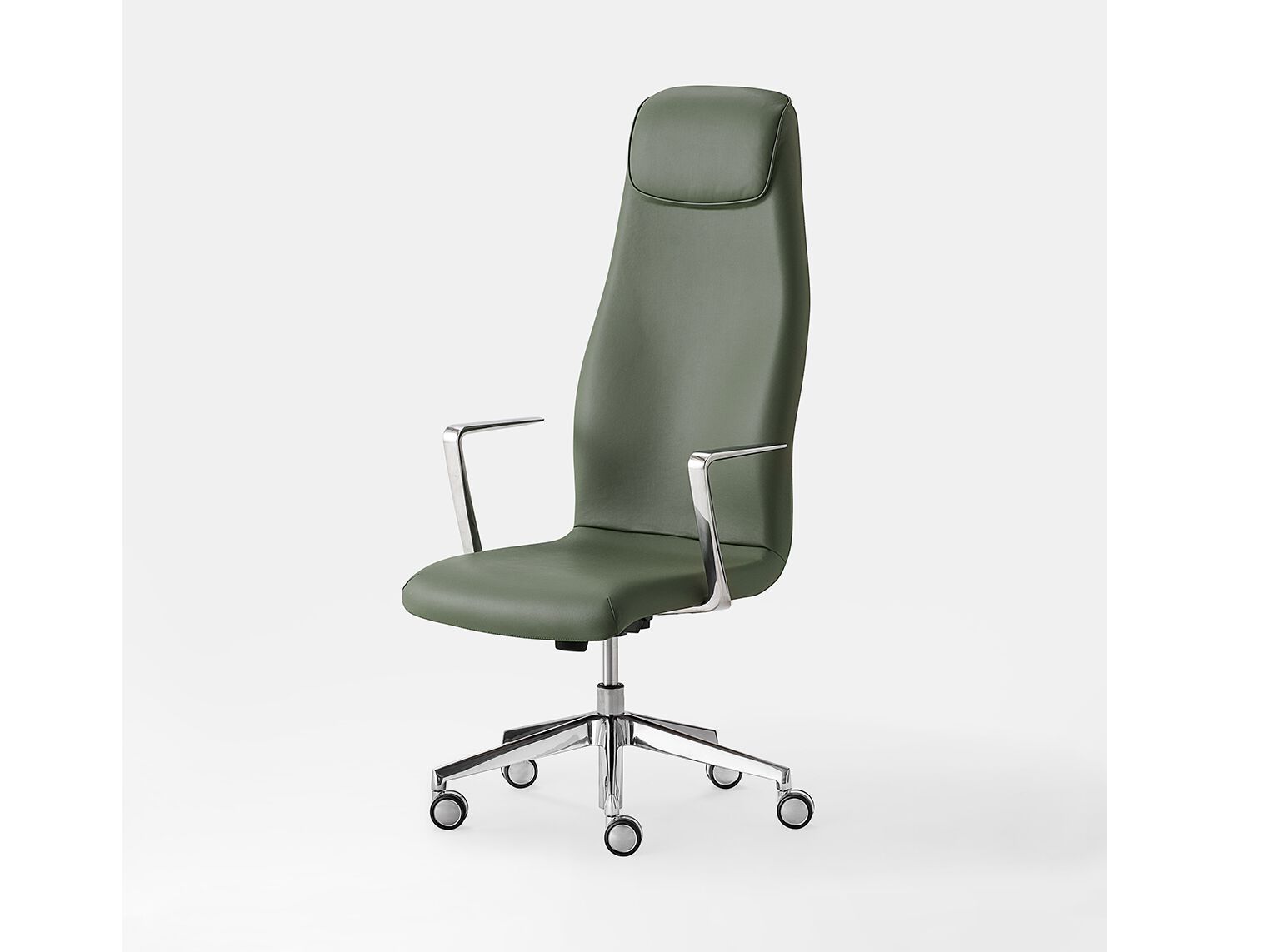 Кожаное офисное кресло с высокой спинкой Kastel Kaoma ARCH-00040964