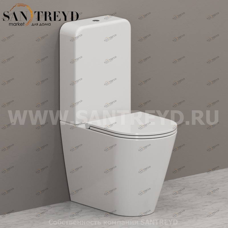 FO003BIFO008BIBA016 Компакт унитаз с бачком Белый Ceramica Globo FORTY3 Италия