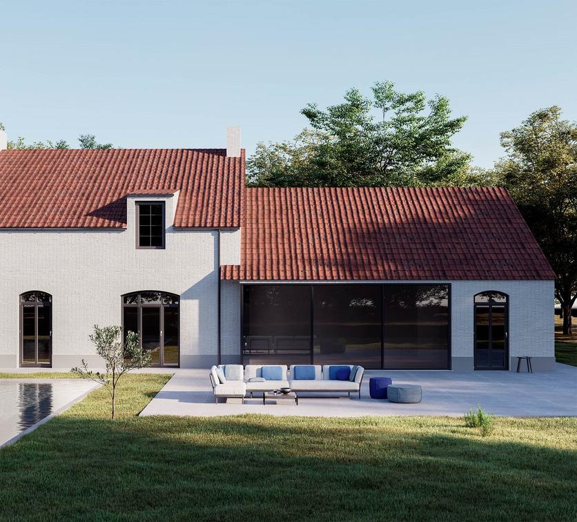 Сиденье с двойным концом, правое кремень teak Manutti Flex MNST520 - Вид №5