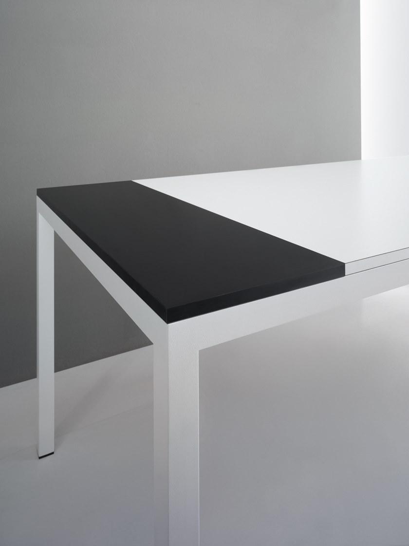De Rosso Прямоугольный раздвижной стол со столешницей из hpl Square sun-id-1473120 - Вид №4