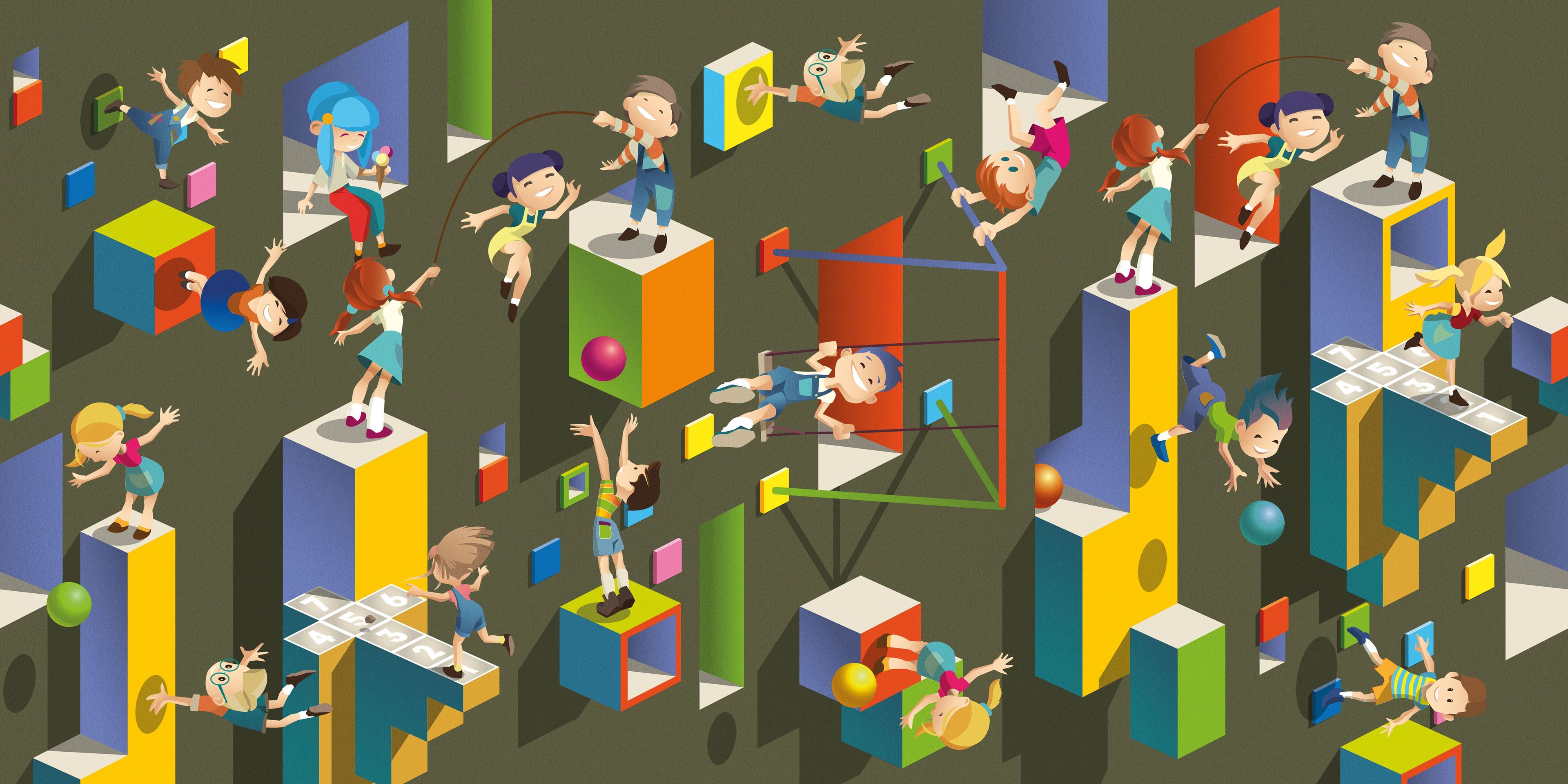 Цифровые печатные обои для детей Inkiostro Bianco Inkids ARCH-00085074 - Вид №3