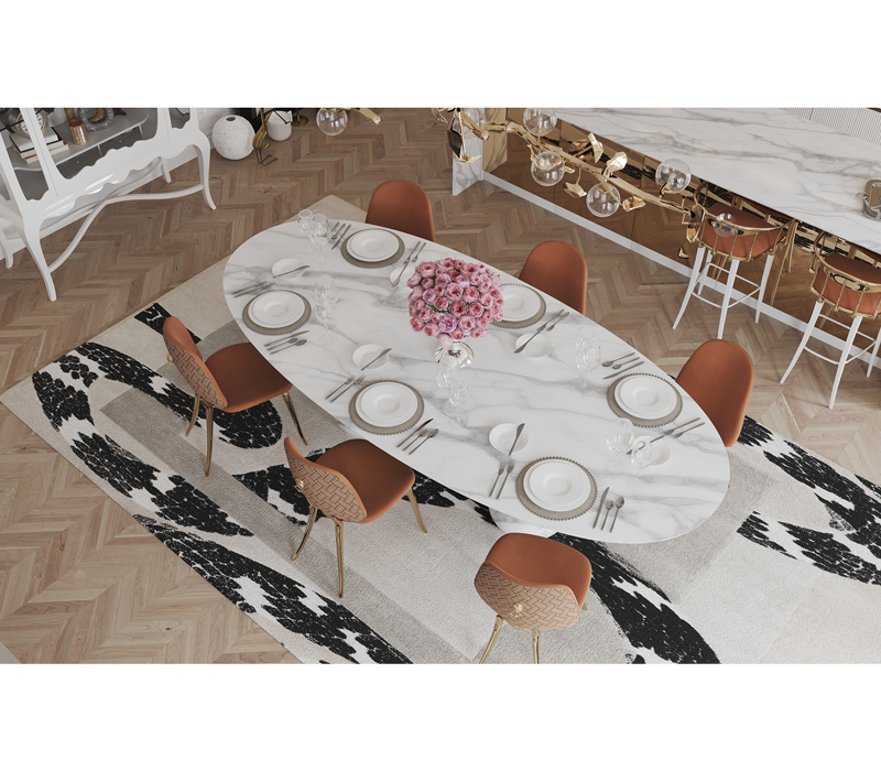 0-145 Обеденный стол Pietra oval xl estremoz  Boca Do Lobo  - Вид №3