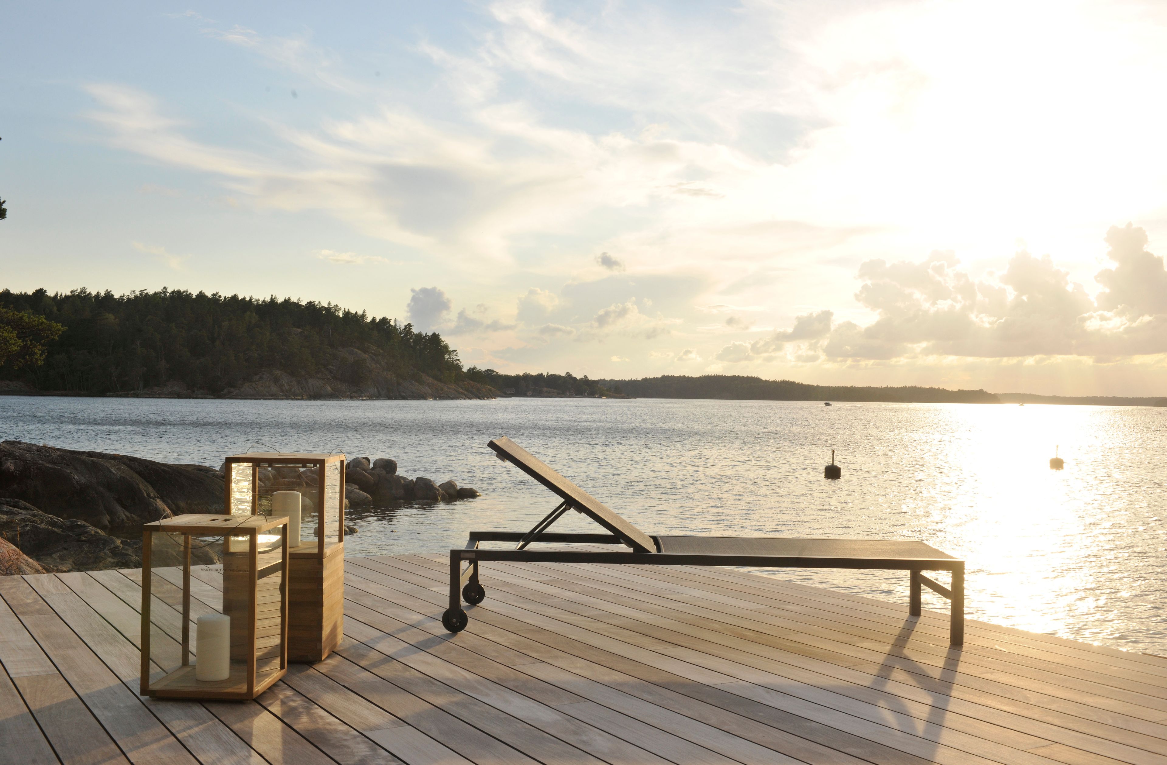 Садовая кровать с откидной спинкой textilene с колесами TRIBÙ форум ARCH-00091740 - Вид №1