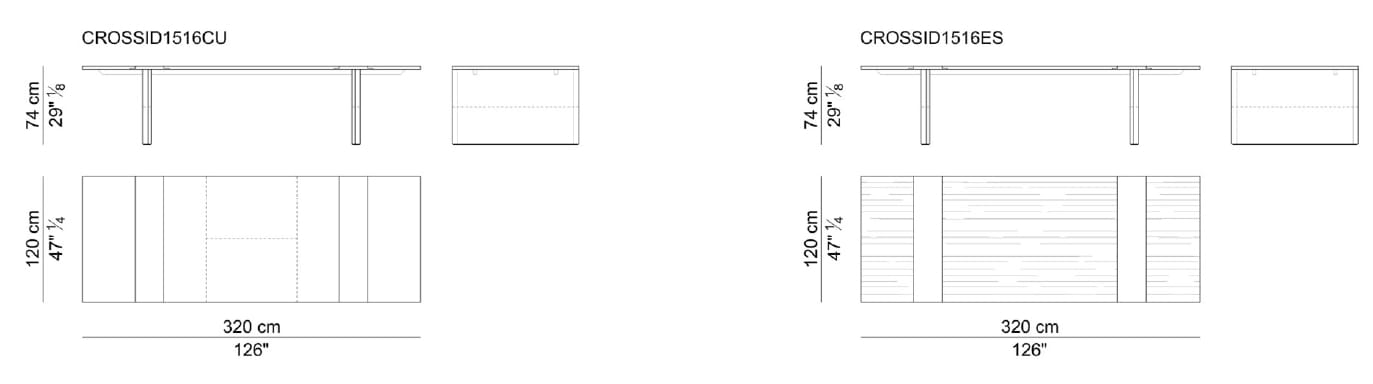 Прямоугольный стол для совещаний в меламинированном i 4 Mariani ARCH-00149100 - Вид №3