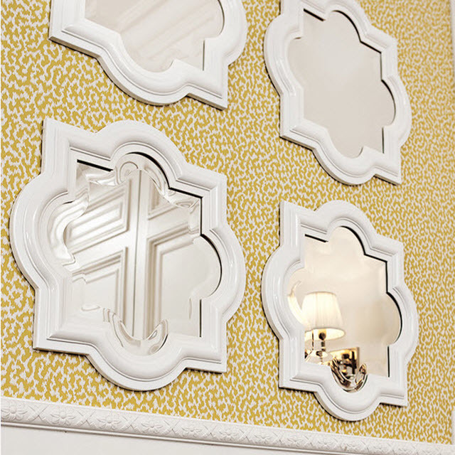 Зеркало в белой раме Dominion от Eichholtz EICHHOLTZ ДИЗАЙНЕРСКИЕ, EICHHOLTZ 062699 Белый  - Вид №3