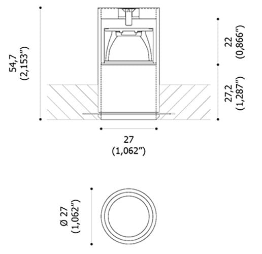 Круглый светодиодный светильник Aldabra HOLE ARCH-00152607 - Вид №9