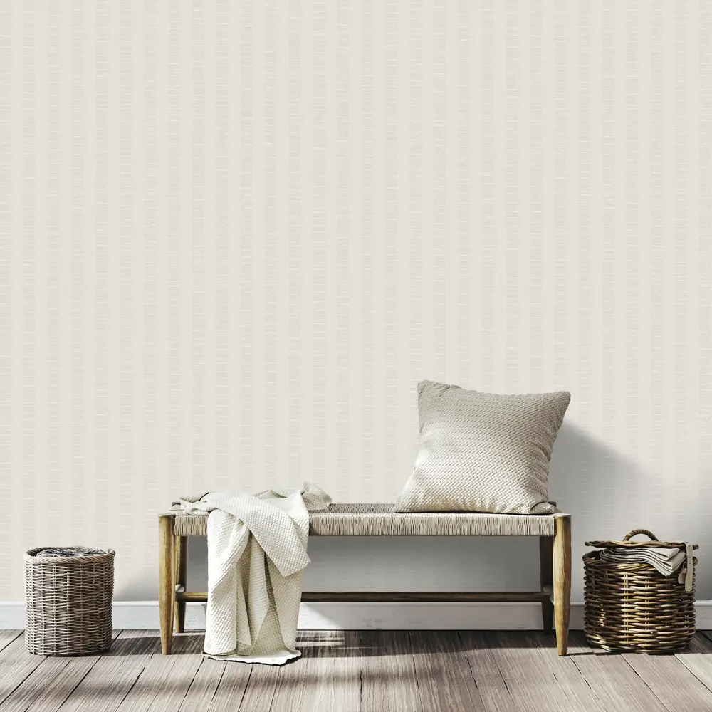 GRANDECOLIFE Chloe - флизелиновые обои с полосами в бежевых тонах 89389943 STLM-1563058 - Вид №4